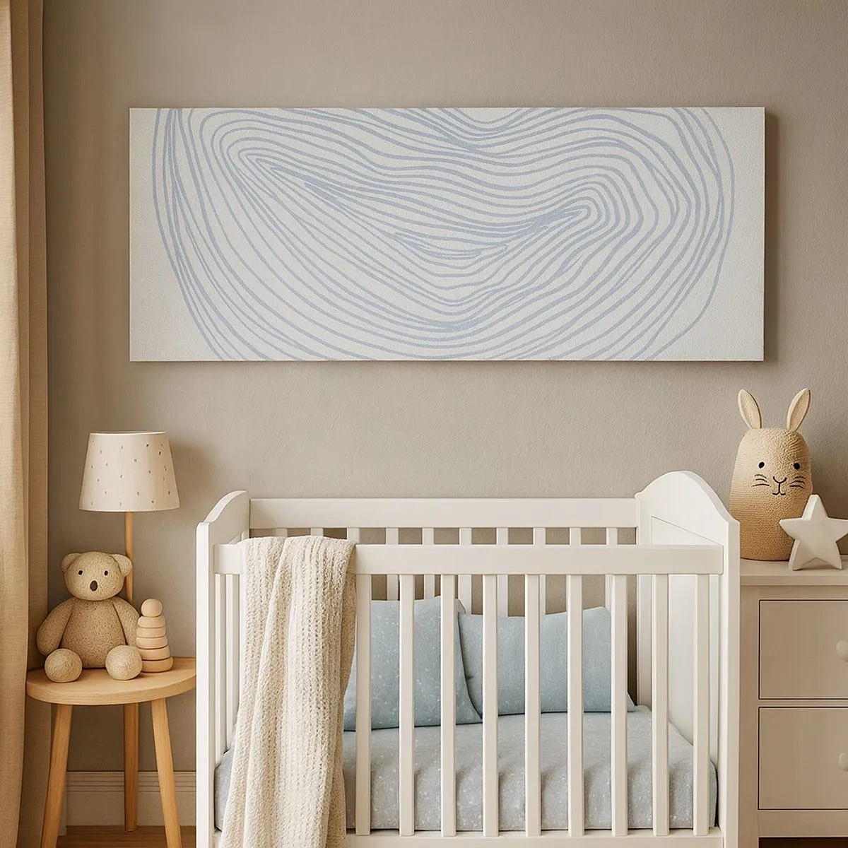 Impression sur toile - Image sur toile - Une goutte de sourire - 100x40 cm