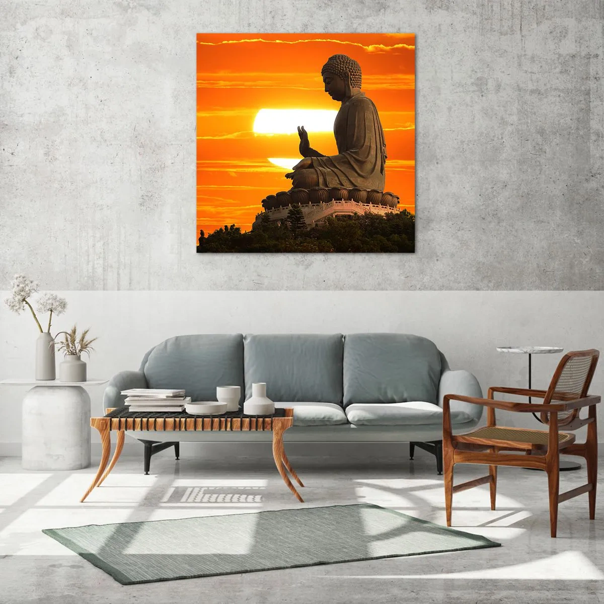 Impression sur verre - Image sur verre - Aucune peur du monde - 40x40 cm