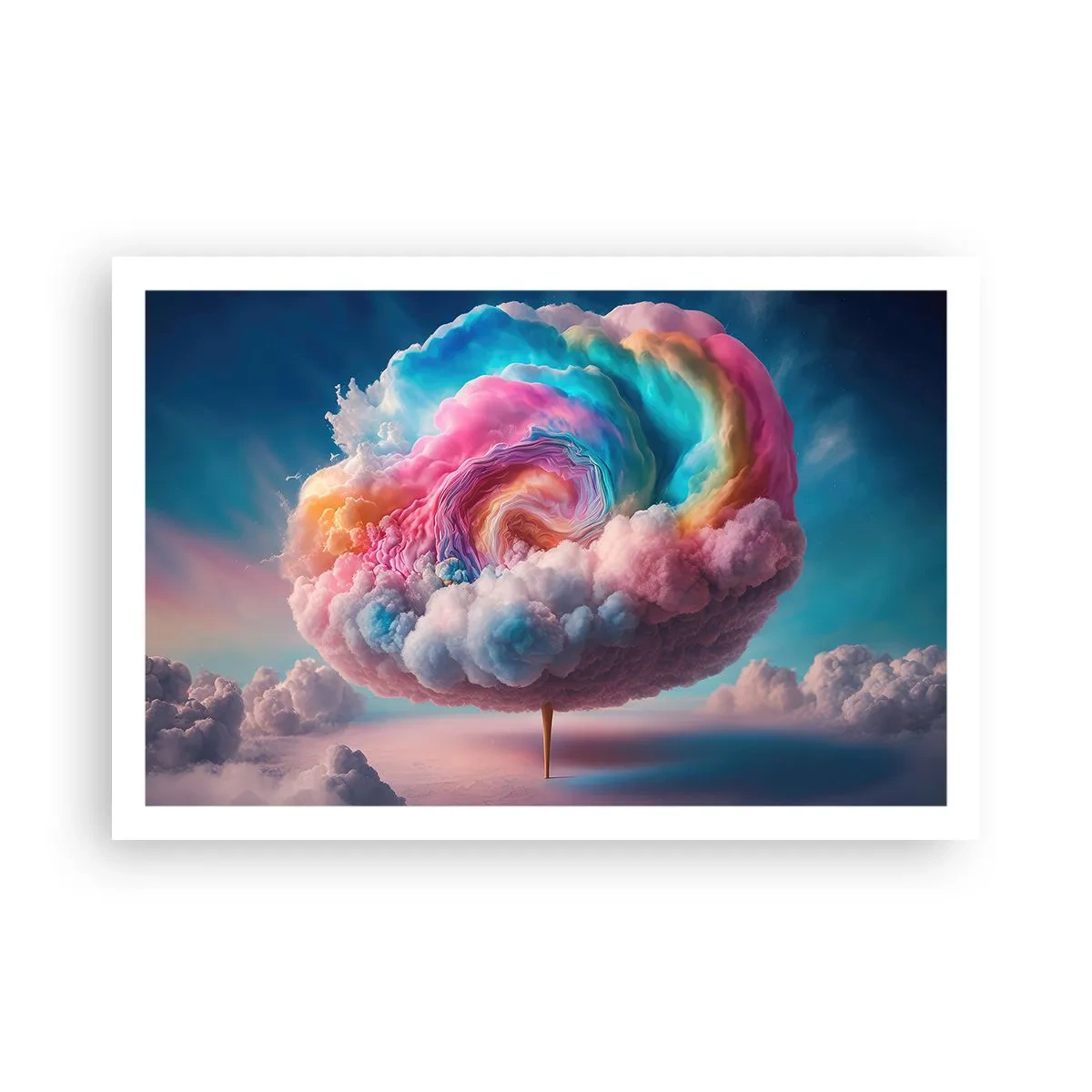 Affiche - Poster - Le rêve d'un parc d'attractions - 91x61 cm