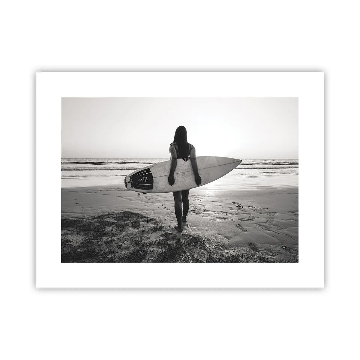 Affiche - Poster - Fille des vagues de la mer - 40x30 cm
