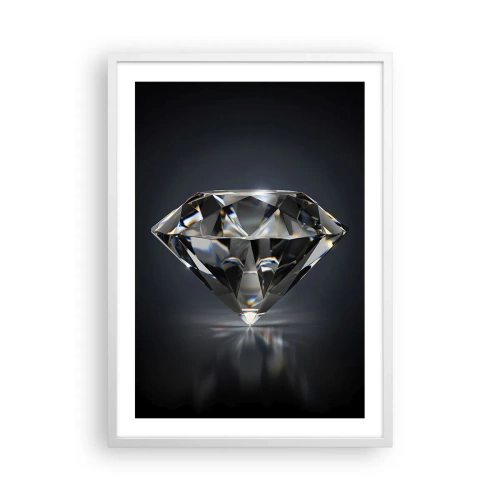 Affiche dans un cadre blanc - Poster - La meilleure amie - 50x70 cm