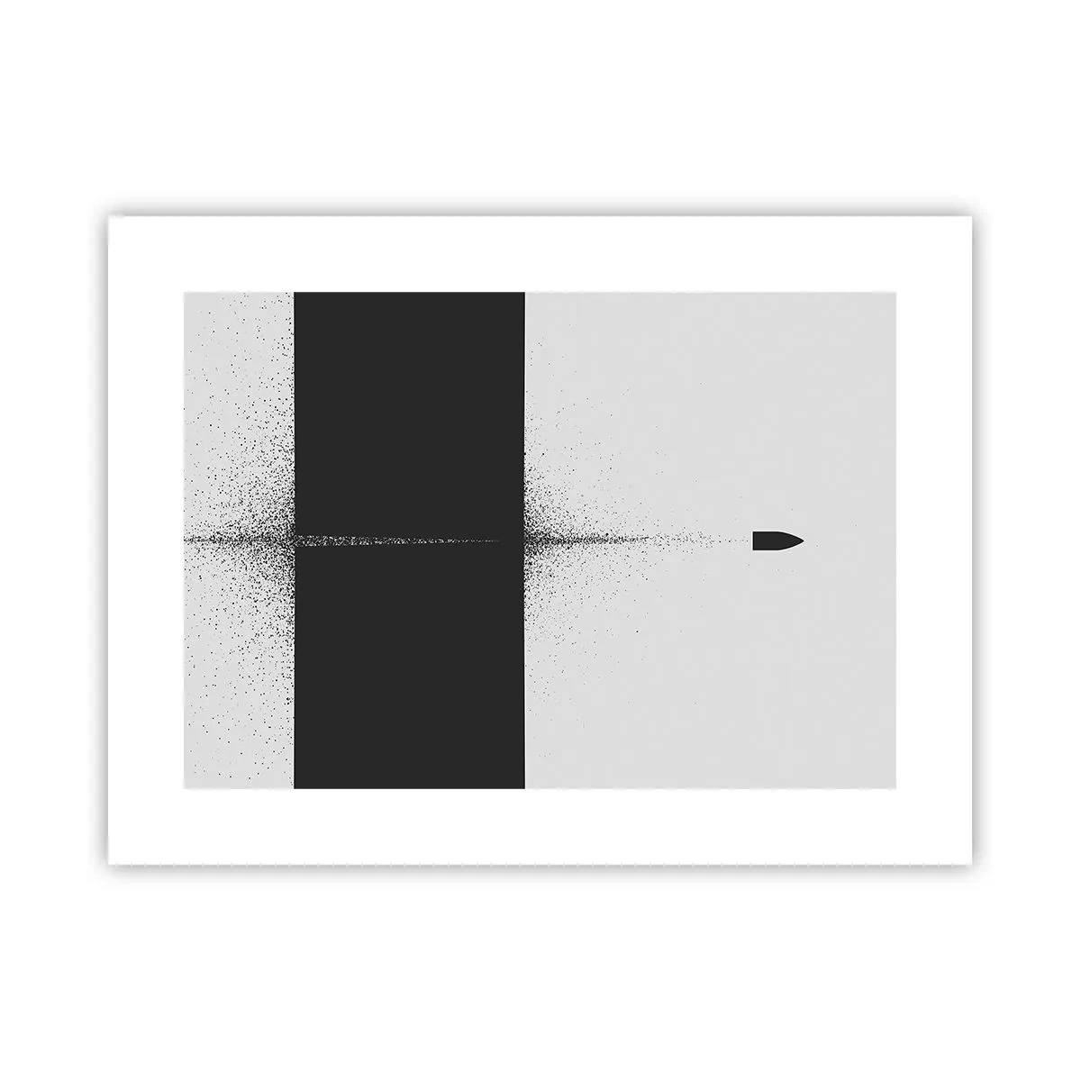 Affiche - Poster - Droit au but - 40x30 cm