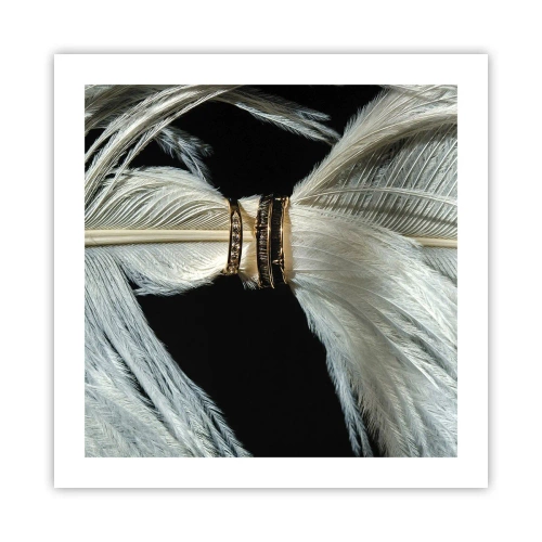 Affiche - Poster - ... et je ne te laisserai pas ... - 50x50 cm