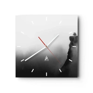 Horloge murale - Pendule murale - Au bord du monde - 40x40 cm