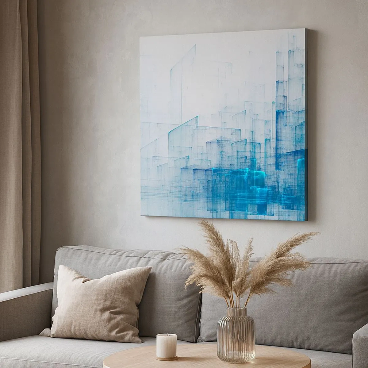 Impression sur toile - Image sur toile - Comment l’espace s’est formé - 30x30 cm