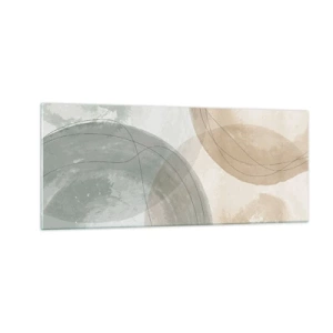 Impression sur verre - Image sur verre - Mondes pénétrants - 100x40 cm