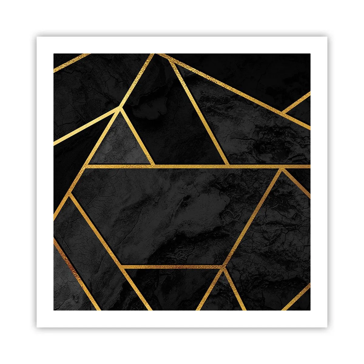 Affiche - Poster - Obscurité et éclat - 60x60 cm