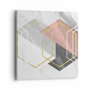 Impression sur toile - Image sur toile - Composition en chaîne - 40x40 cm