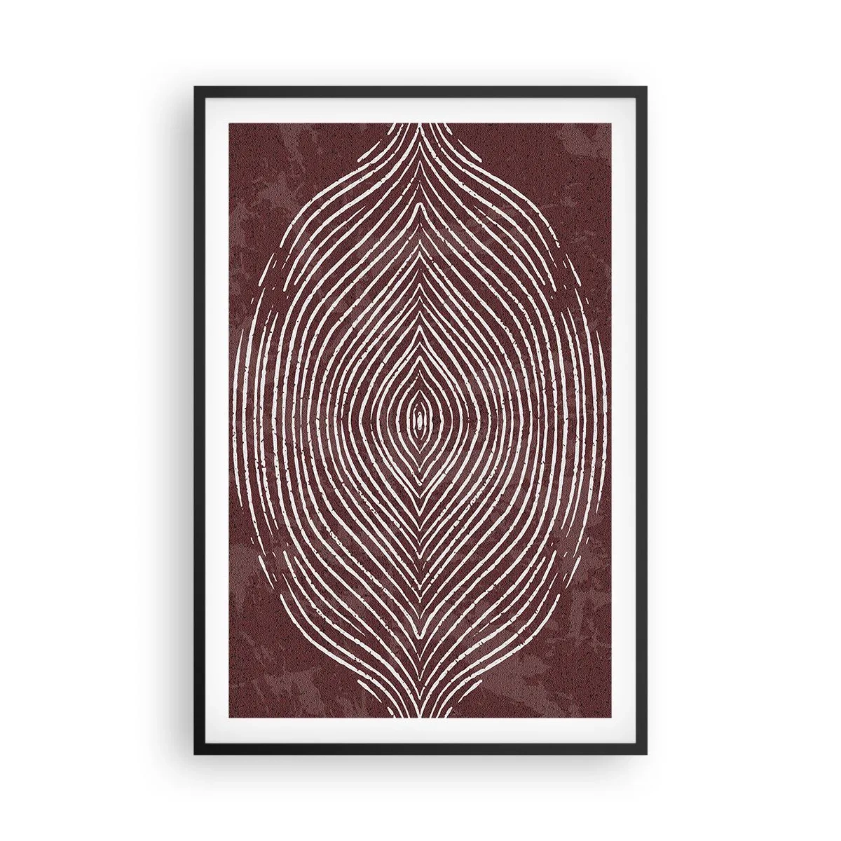 Affiche dans un cadre noir - Poster - L'espace parle - 61x91 cm