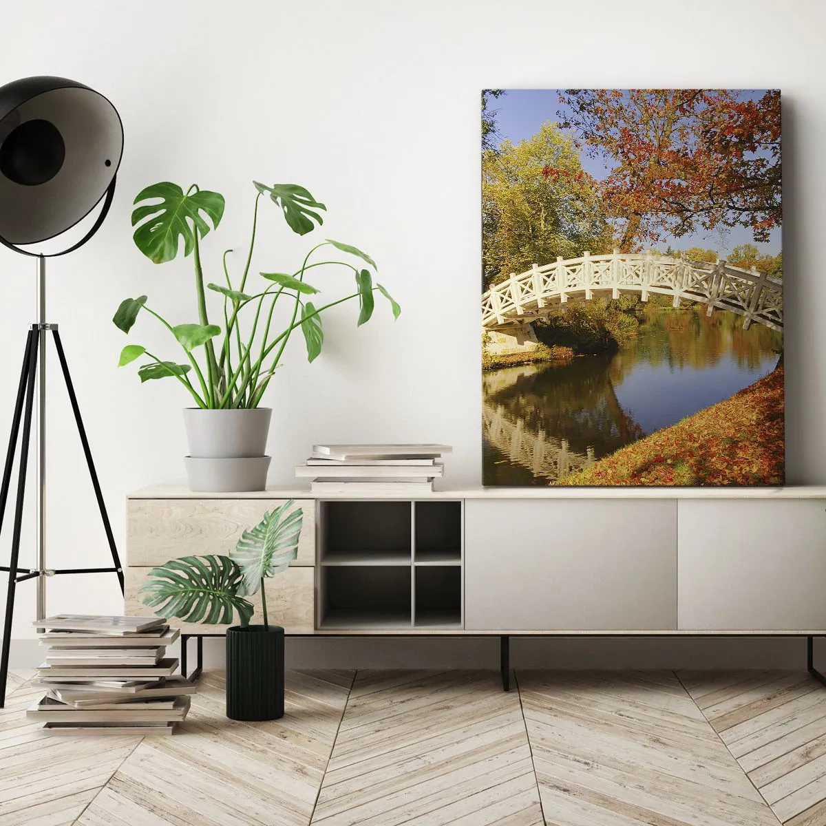 Impression sur toile - Image sur toile - Sur le pont blanc des soupirs - 55x100 cm
