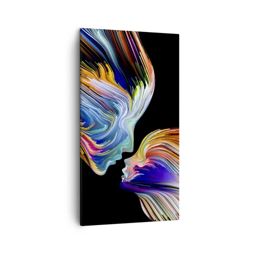 Impression sur toile - Image sur toile - Une fusion d'énergie et de lumière - 45x80 cm