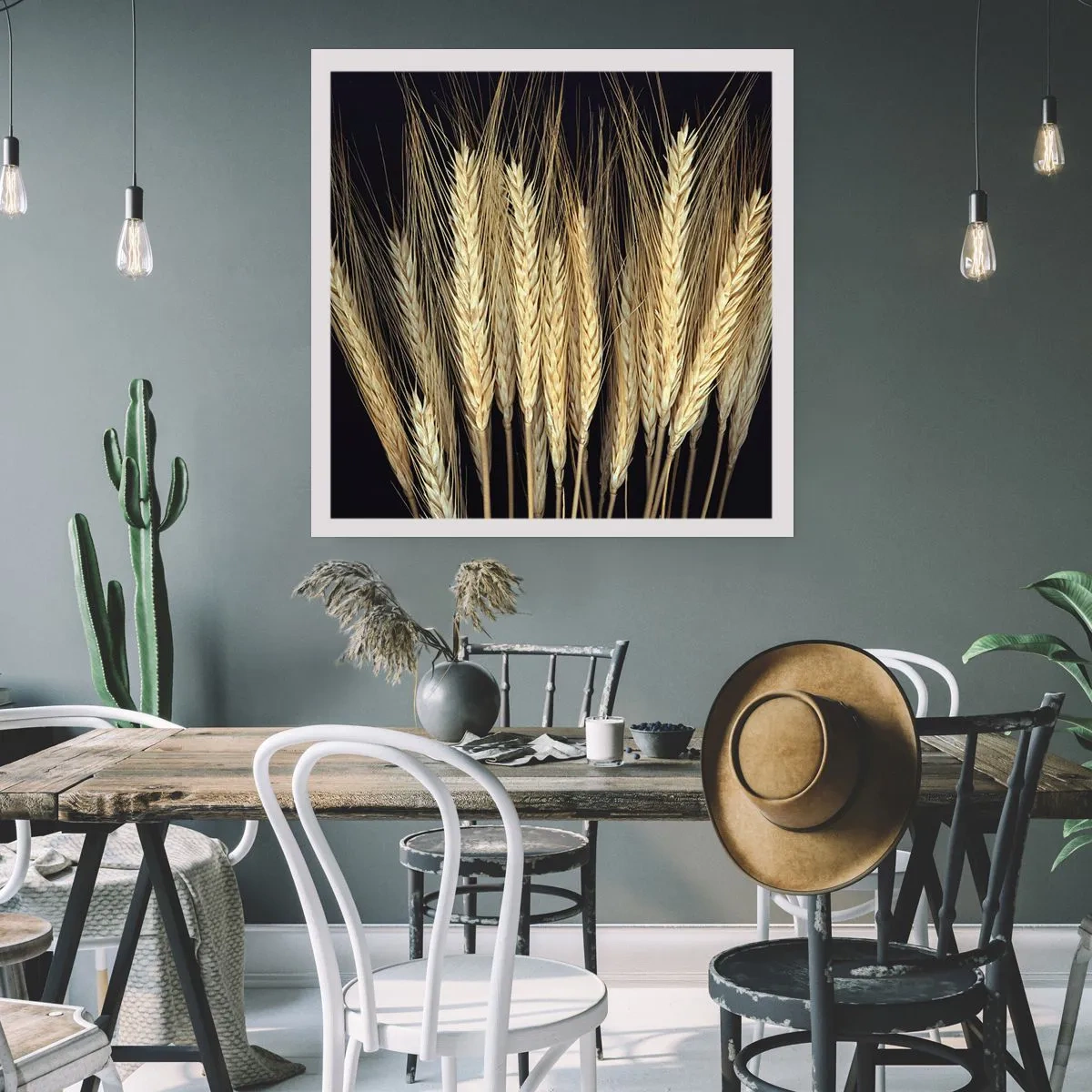 Affiche - Poster - Magie rustique - 40x40 cm