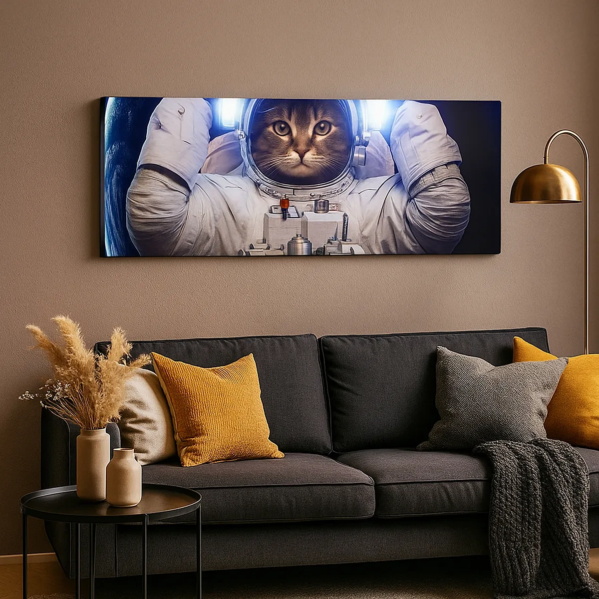 Impression sur toile - Image sur toile - Houston, vous avez un problème - 30x30 cm