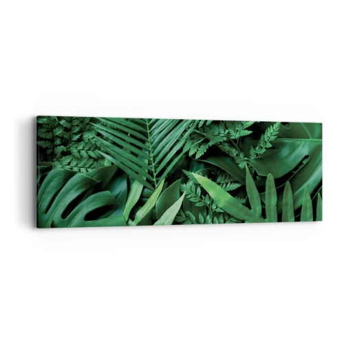 Impression sur toile - Image sur toile - Emmitouflé de verdure - 90x30 cm