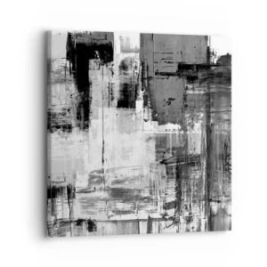 Impression sur toile - Image sur toile - Le gris est beau - 30x30 cm