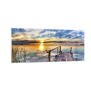 Impression sur verre - Image sur verre - Le vent se repose - 100x40 cm