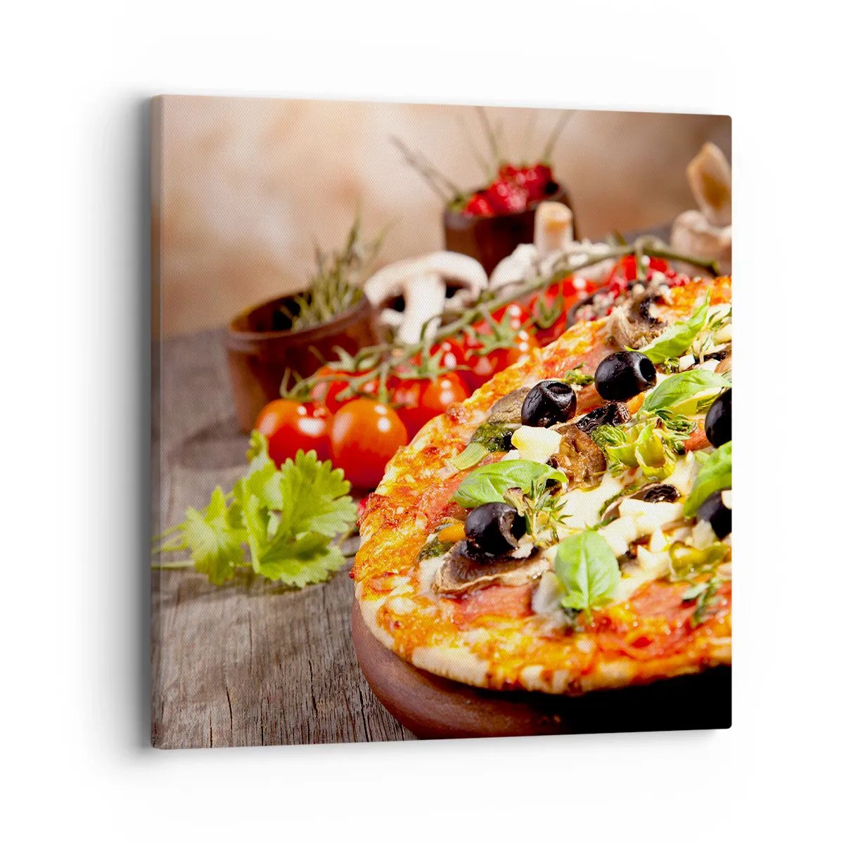 Impression sur toile - Image sur toile - Des ingrédients telluriques - 40x40 cm