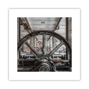 Affiche - Poster - Vie secrète d'une usine - 30x30 cm