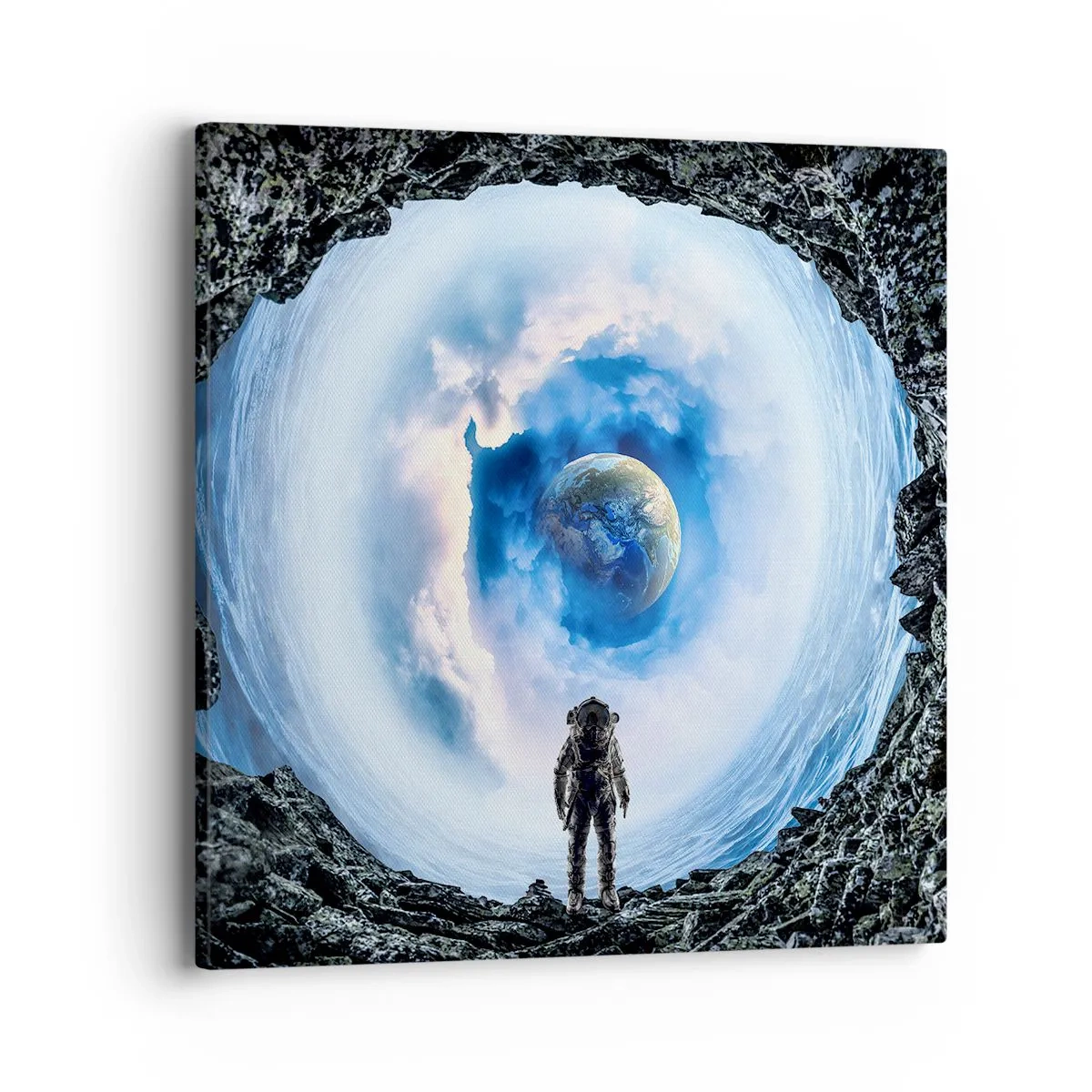 Impression sur toile - Image sur toile - Plus très loin de la maison - 40x40 cm