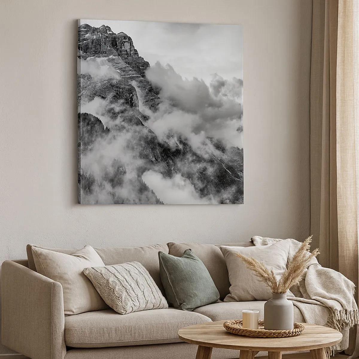 Impression sur toile - Image sur toile - Belle et cruelle - 30x30 cm