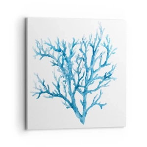 Impression sur toile - Image sur toile - Filigrane nautique - 70x70 cm