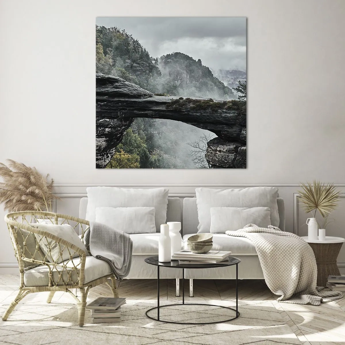 Impression sur verre - Image sur verre - L'aventure est sur le point de commencer - 30x30 cm