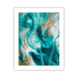 Affiche - Poster - Rivière d'or - 40x50 cm