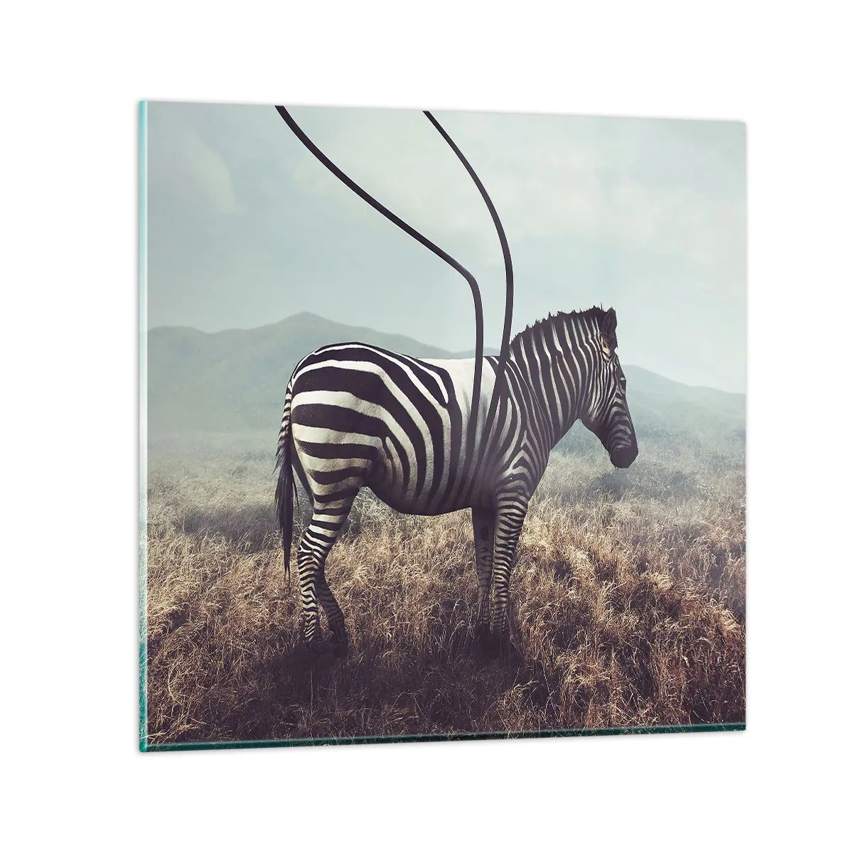 Impression sur verre - Image sur verre - Attention! Malfaçon - 50x50 cm