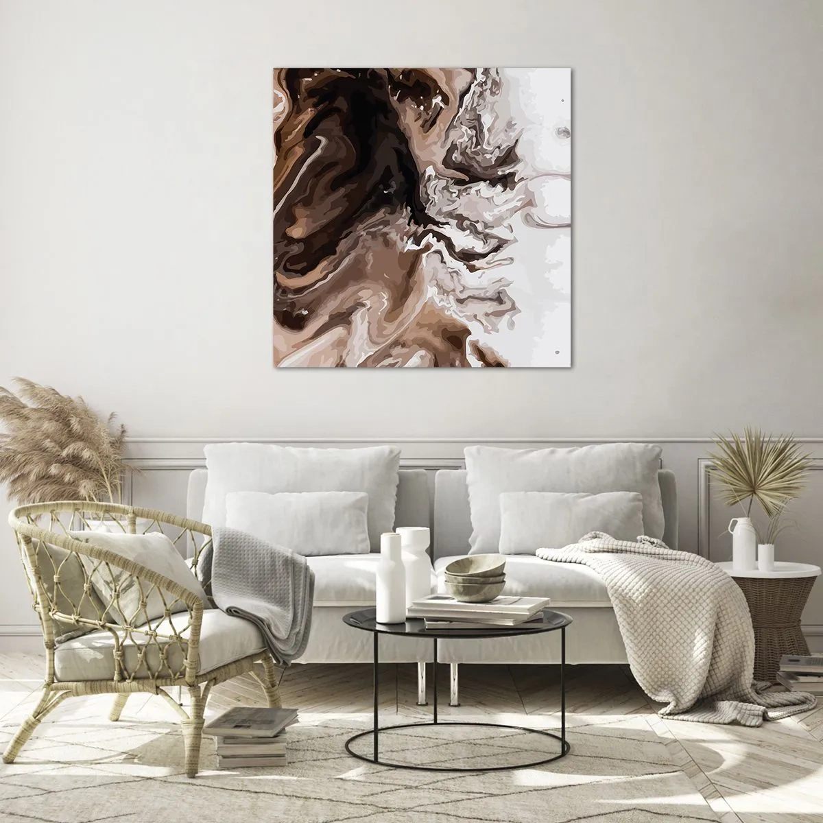 Impression sur verre - Image sur verre - Contraste de couleur - 30x30 cm