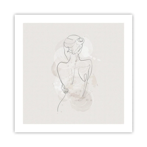 Affiche - Poster - Comme un instrument sensible - 50x50 cm