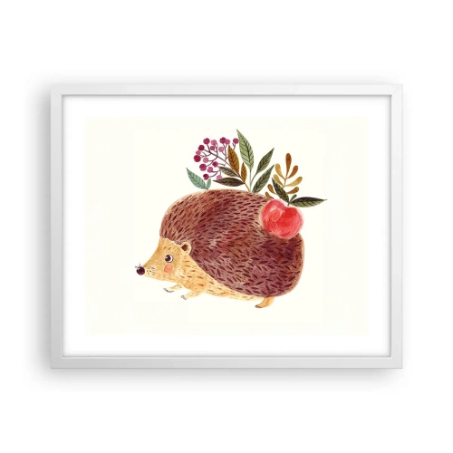 Affiche dans un cadre blanc - Poster - Et tu m’apprécies déjà - 50x40 cm