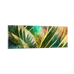 Impression sur verre - Image sur verre - Les couleurs des tropiques - 90x30 cm