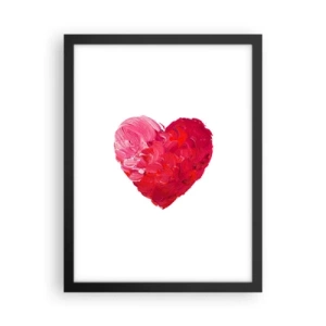 Affiche dans un cadre noir - Poster - All you need is love - 30x40 cm