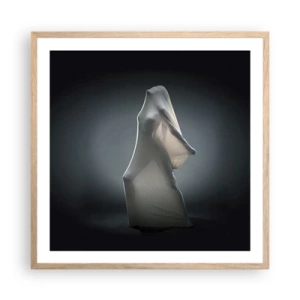 Affiche dans un chêne clair - Poster - Une soif secrète - 60x60 cm