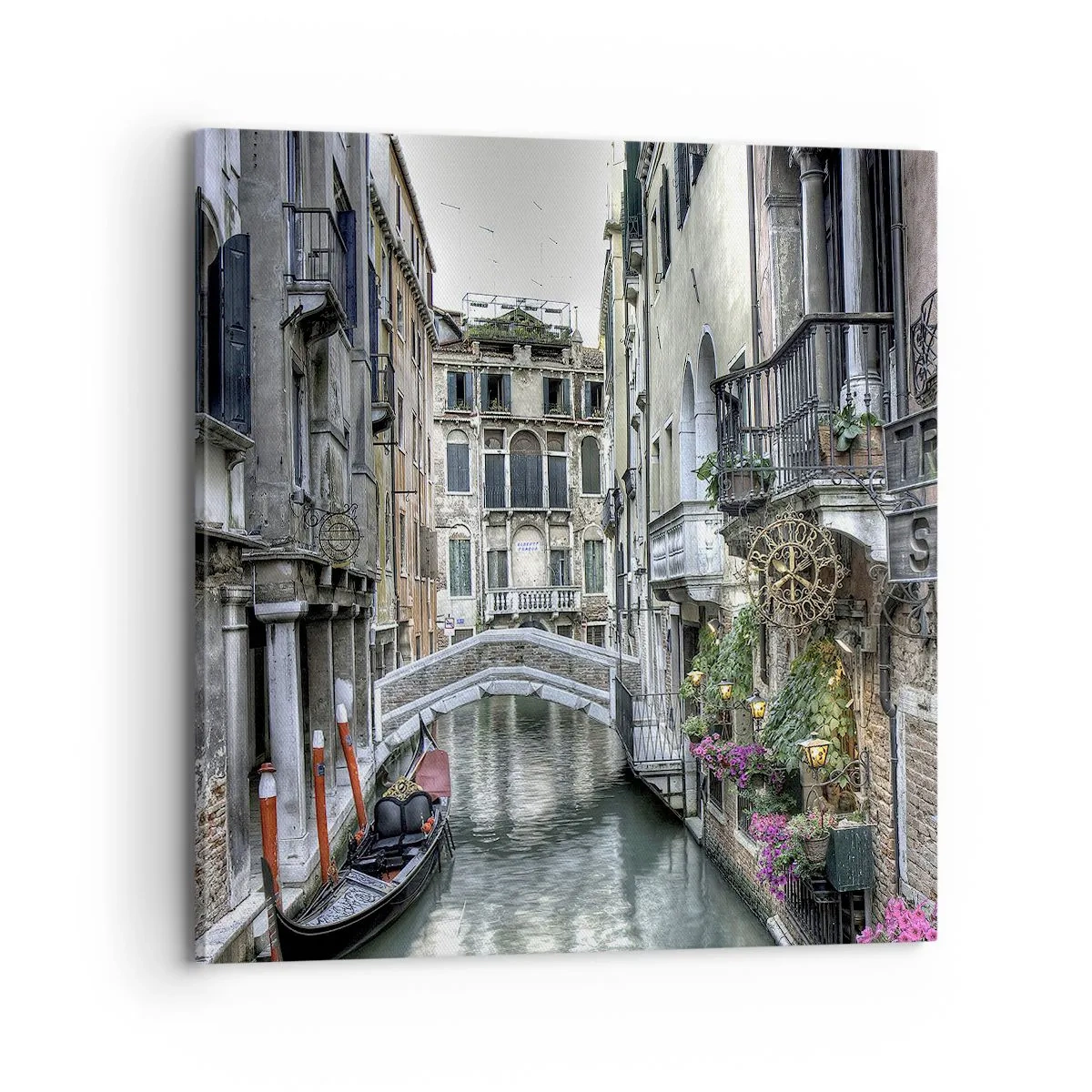 Impression sur toile - Image sur toile - Pendant des siècles dans une réflexion silencieuse - 70x70 cm