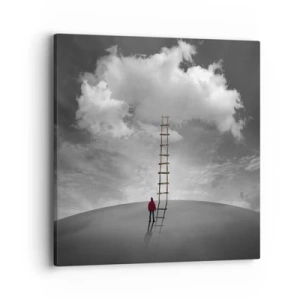 Impression sur toile - Image sur toile - Tout est possible - 40x40 cm