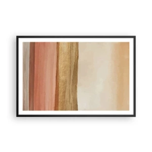 Affiche dans un cadre noir - Poster - Composition verticale - 91x61 cm