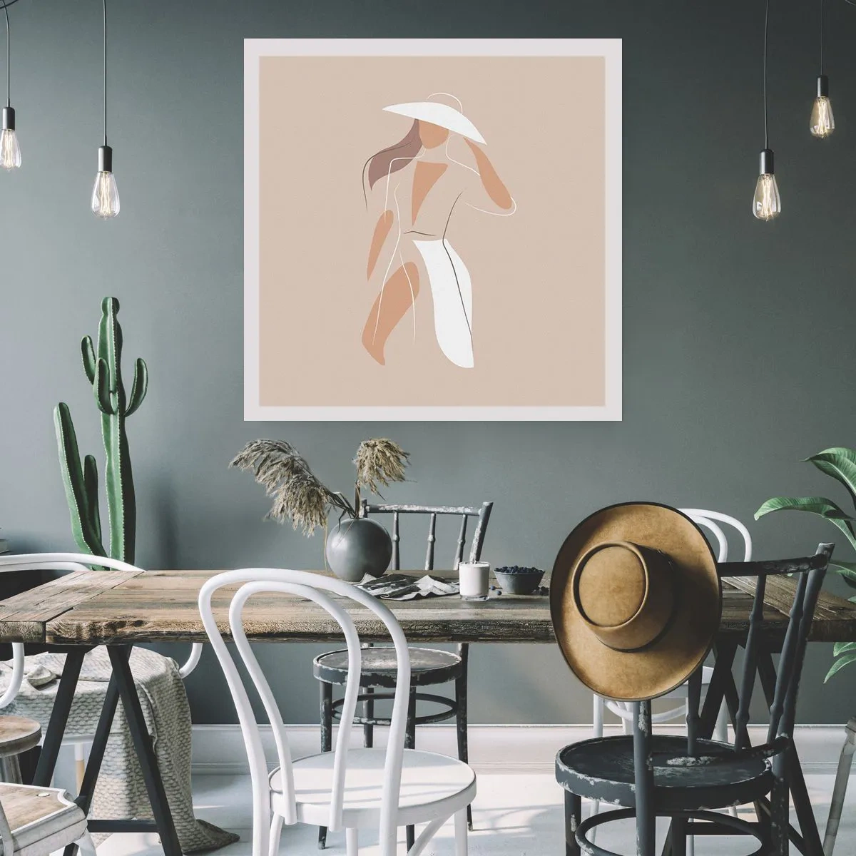 Affiche - Poster - Lea mode est un jeu - 30x30 cm