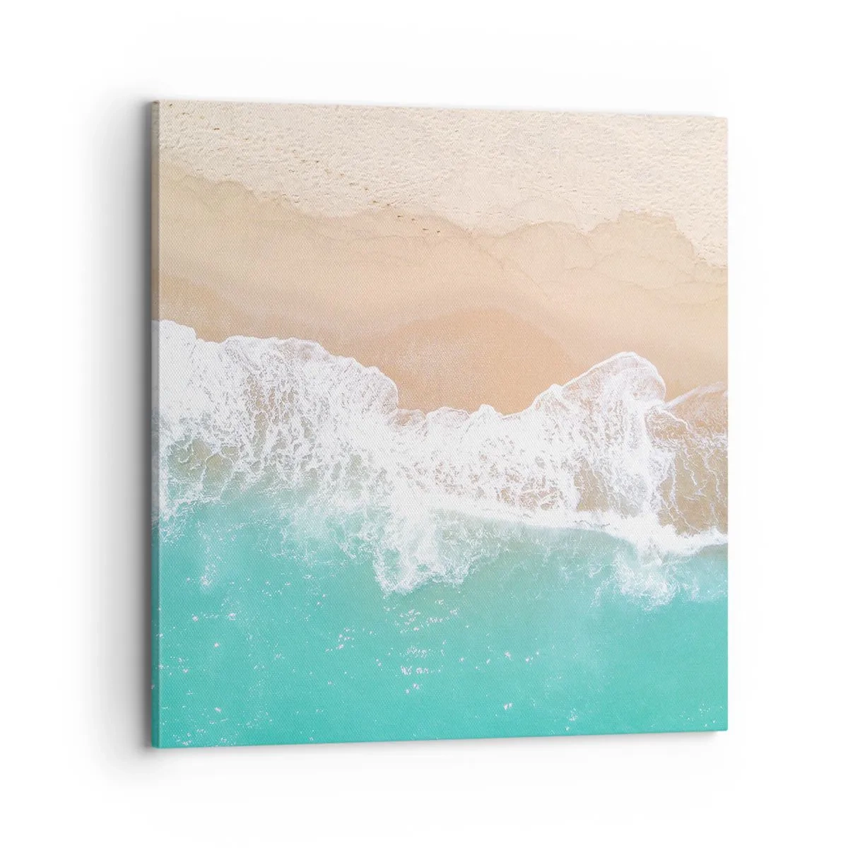 Impression sur toile - Image sur toile - Caresse de l'océan - 70x70 cm