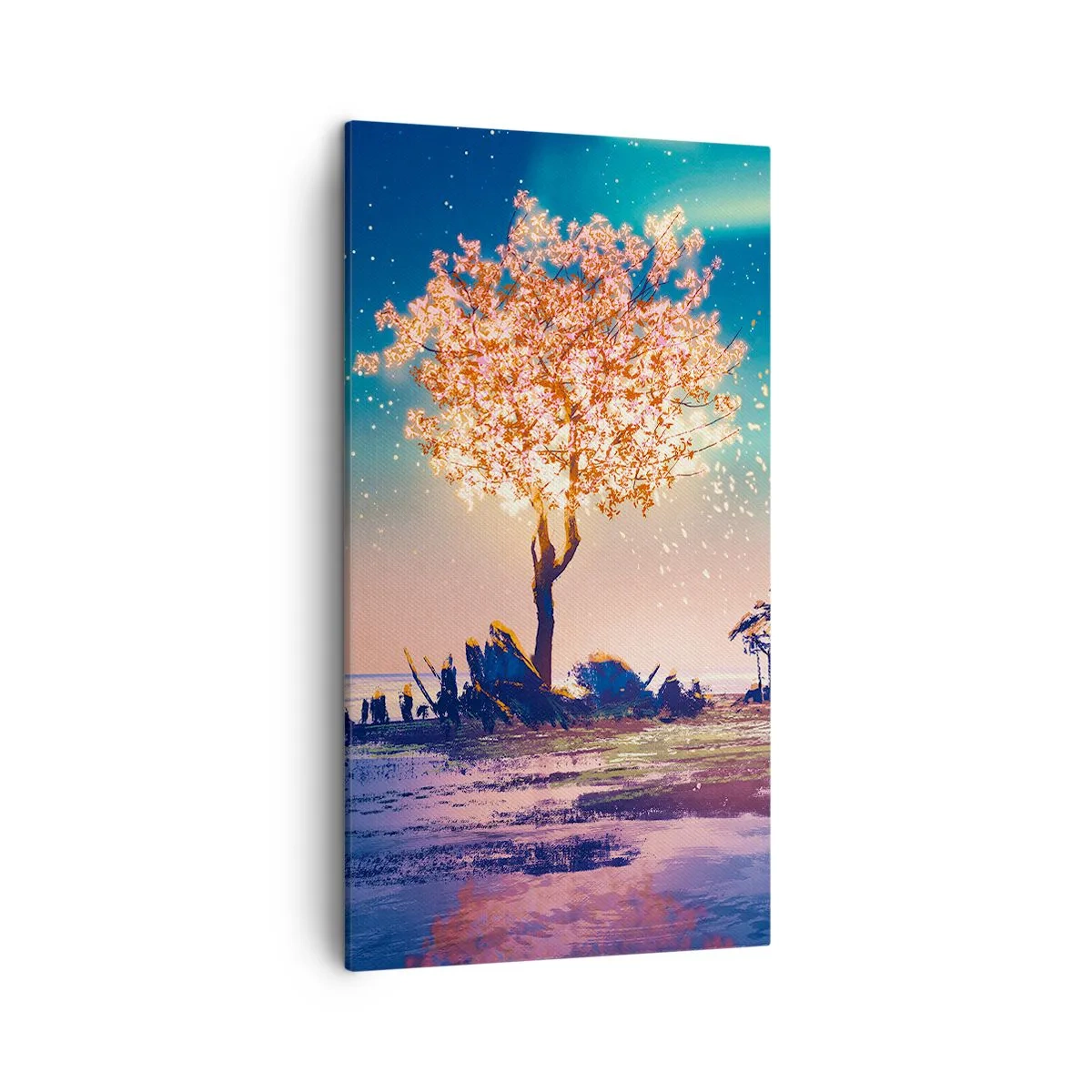 Impression sur toile - Image sur toile - La nature ne passe pas - 45x80 cm