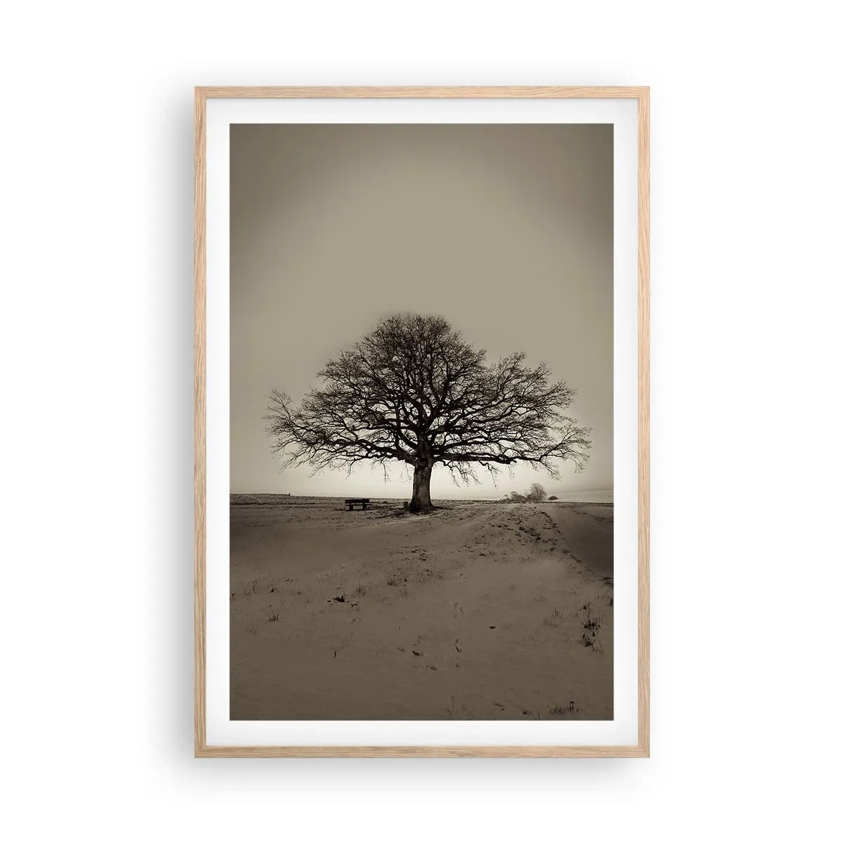 Affiche dans un chêne clair - Poster - D'ici à l'éternité - 61x91 cm