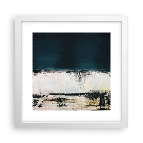 Affiche dans un cadre blanc - Poster - Composition horizontale - 30x30 cm