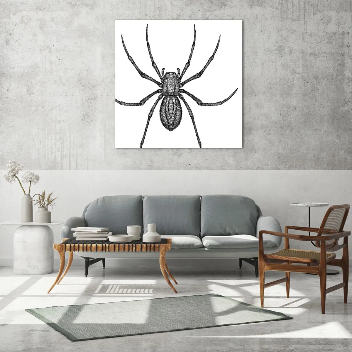 Impression sur verre - Image sur verre - Une précision troublante - 70x70 cm