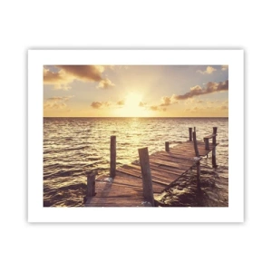 Affiche - Poster - La terre d'or de la douceur - 50x40 cm