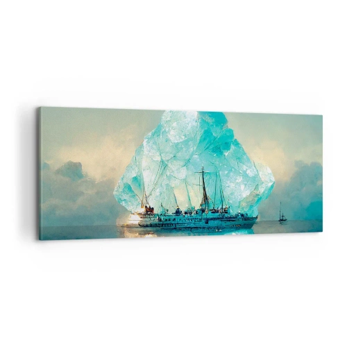 Impression sur toile - Image sur toile - Diamant arctique - 100x40 cm