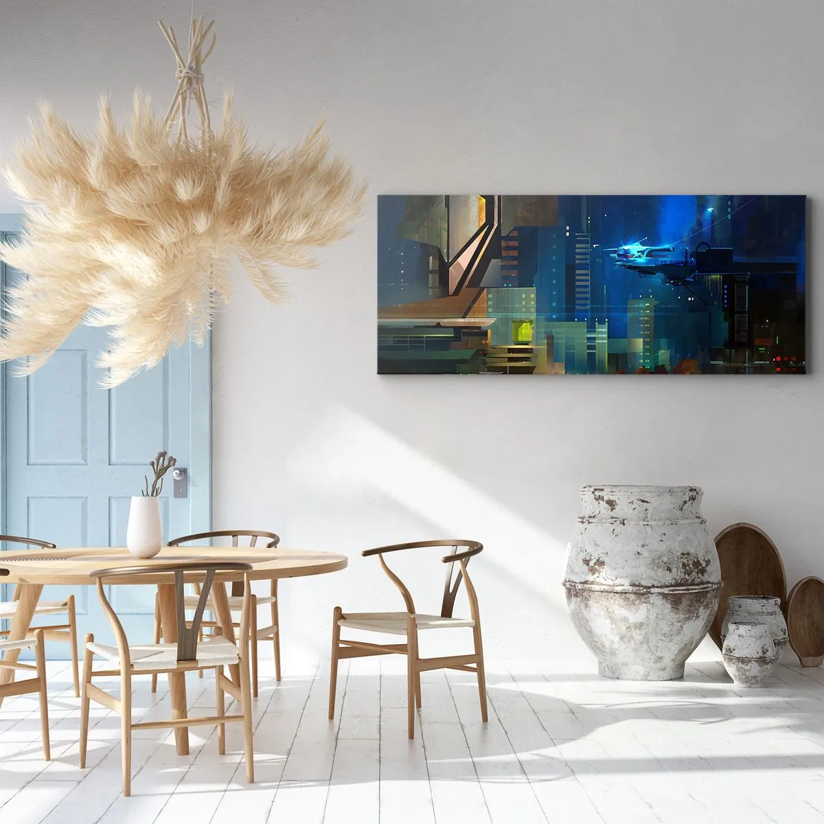 Impression sur toile - Image sur toile - Dans le futur proche - 90x30 cm