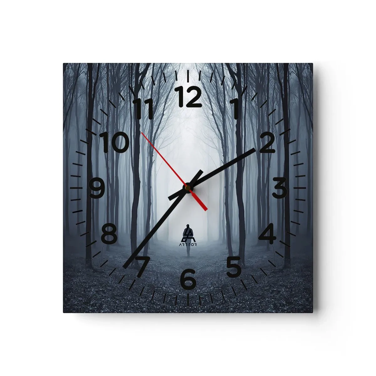 Horloge murale - Pendule murale - Tout est simple et clair - 30x30 cm