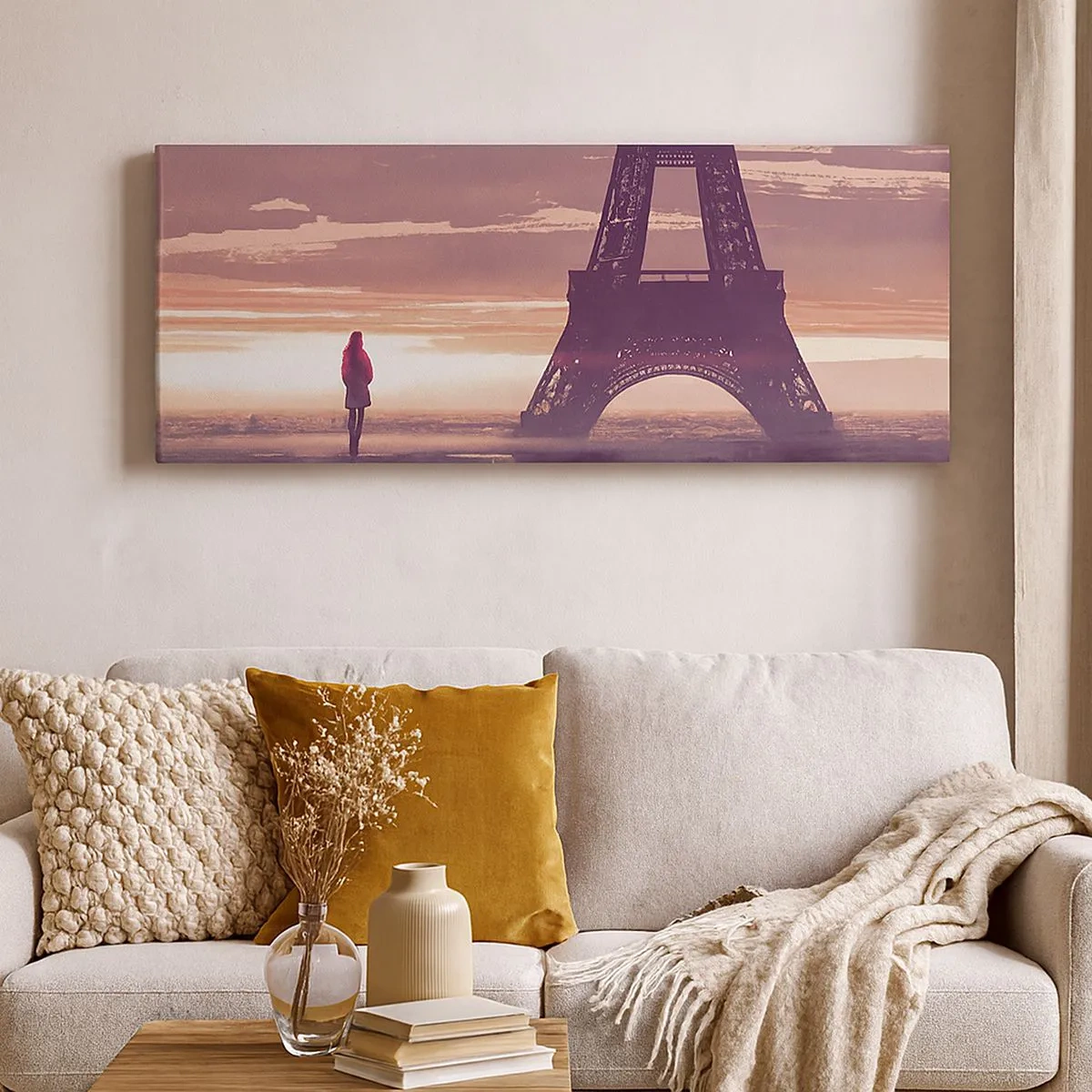 Impression sur toile - Image sur toile - Seulement deux d'entre eux - 100x40 cm