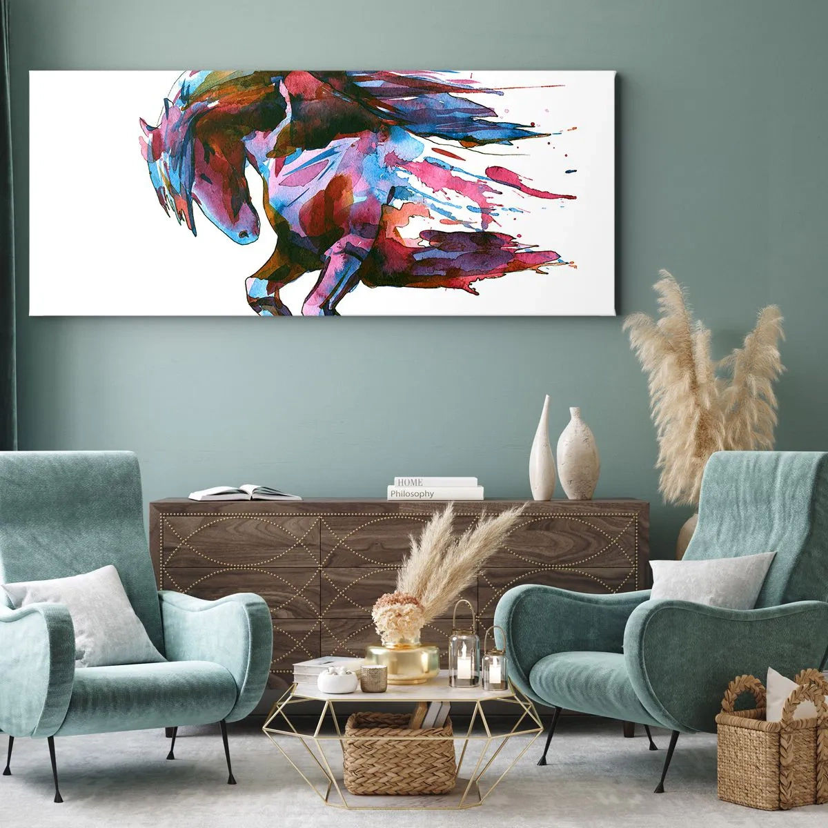 Impression sur toile - Image sur toile - Dans le ravissement - 100x40 cm