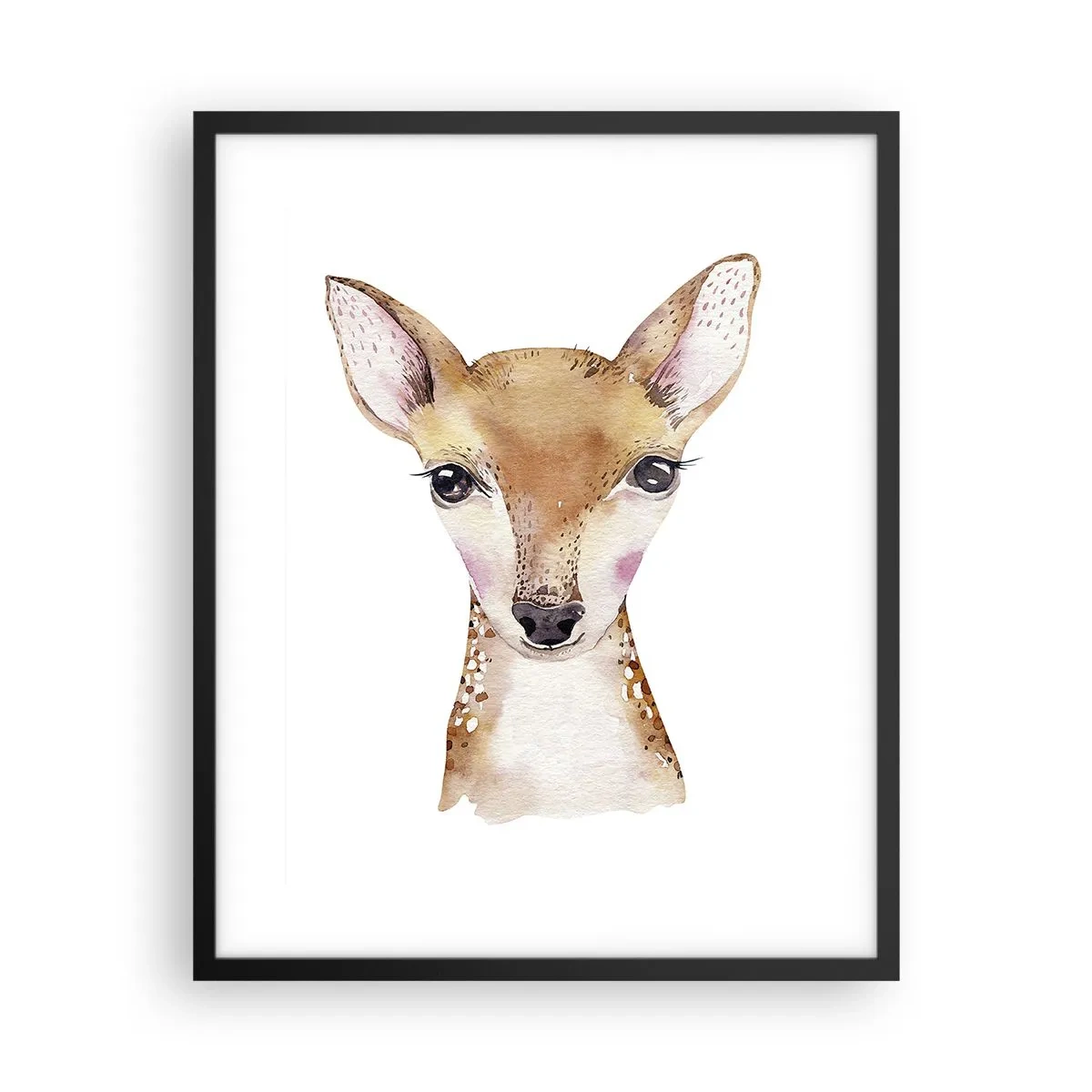 Affiche dans un cadre noir - Poster - L'innocence de la nature - 40x50 cm